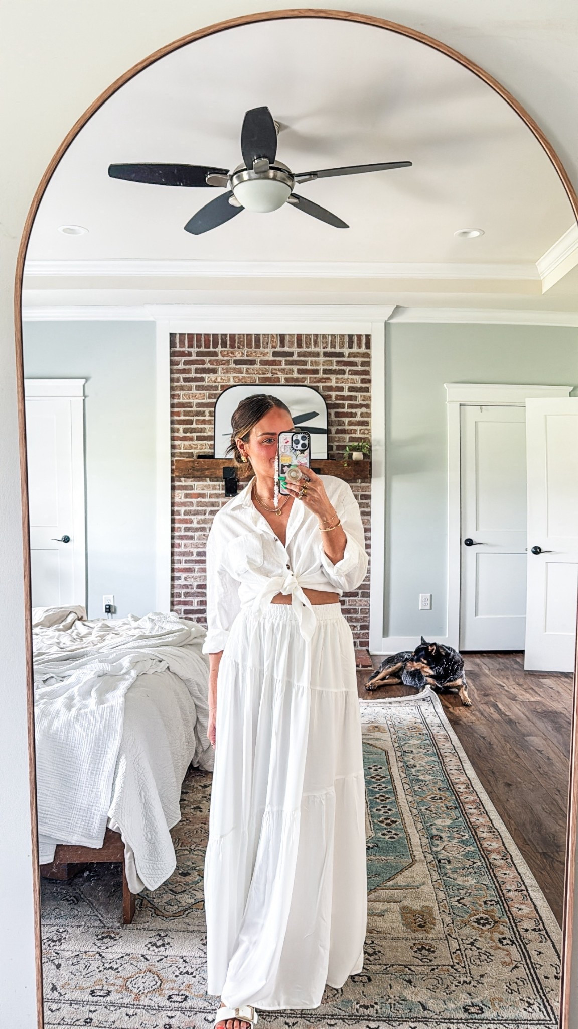 @amazon breezy summer outfit! Linen top & flowy maxi skirt! I have the skirt in a few colors & love it styled w a tube top too! In S skirt & top! @amazonfashion #founditonamazon #amazonpartner

#LTKFindsUnder100 #LTKStyleTip #LTKFindsUnder50