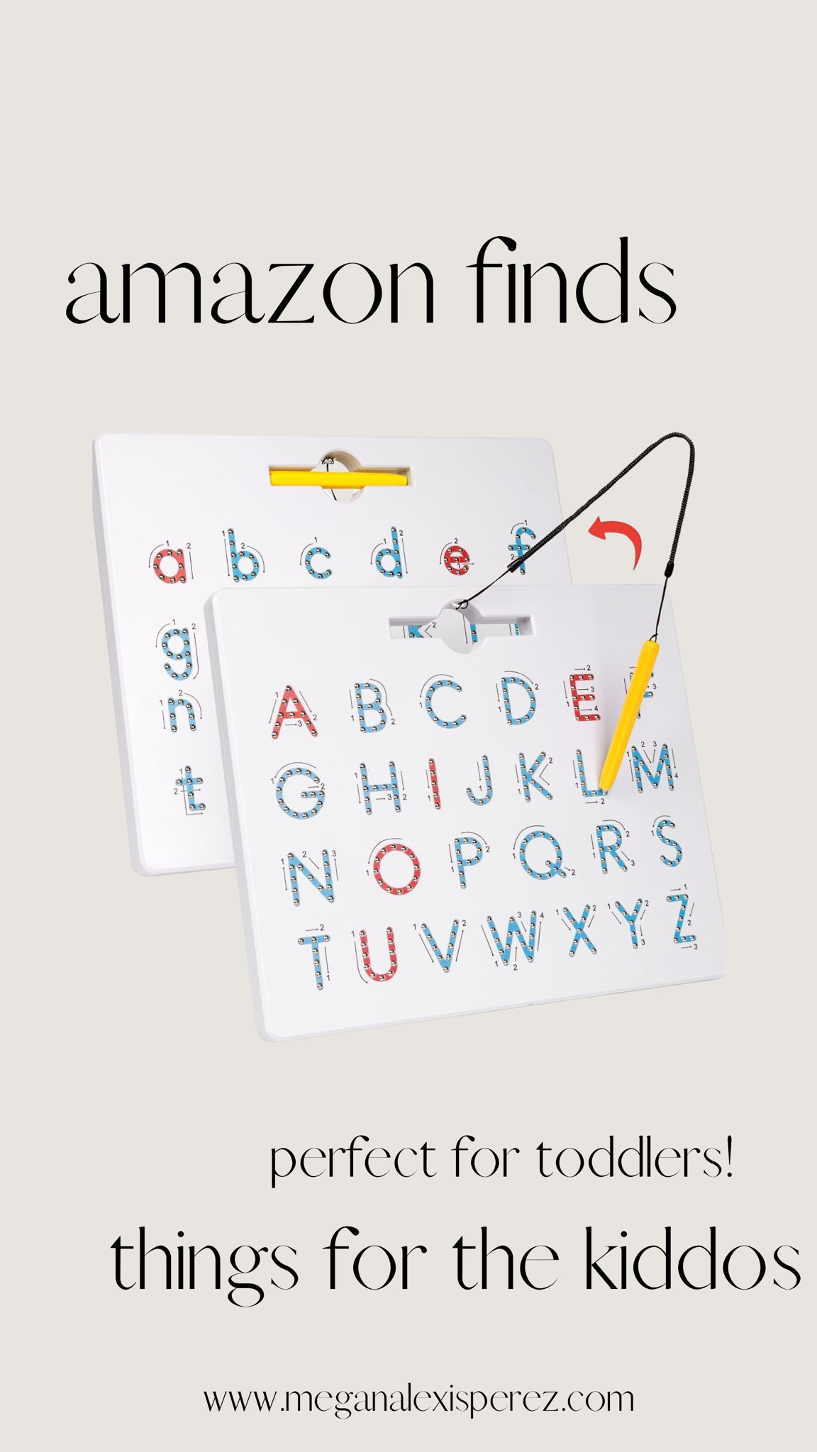 Perfect for toddlers just starting their letter journey! Great for homeschooling or having as a supplement to school!

#LTKKids