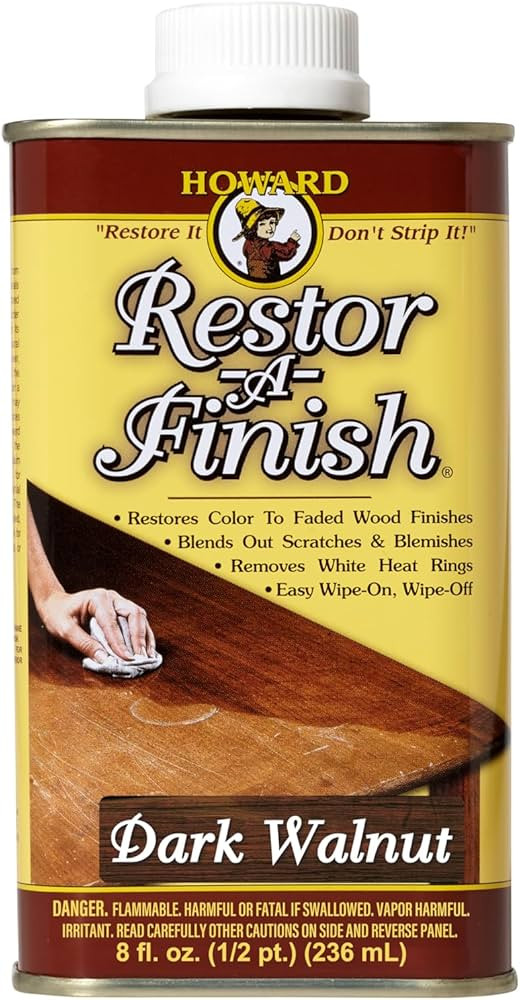 HOWARD - Restor-A-Finish: Restore Your Dark Walnut Wood Finishes Repair Scratches, Eliminate Stai... | Amazon (US)
