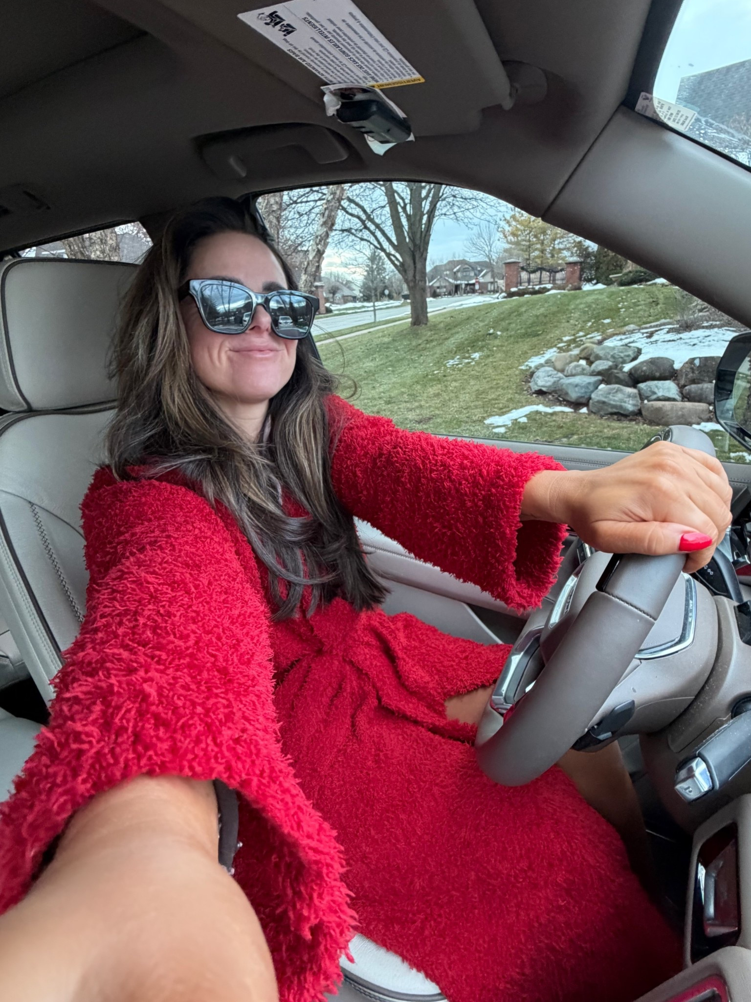 New bathrobe at the bus stop this morning😆❤️

#LTKootd #LTKGiftGuide #LTKHoliday