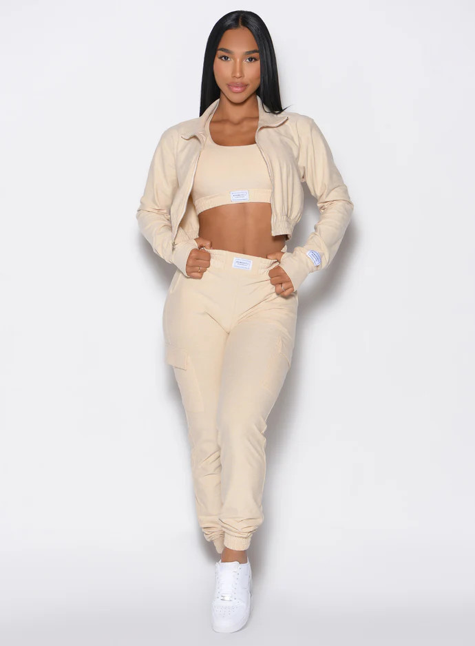 Pink Cargo Lounge Joggers | Bombshell Sportswear | Bombshell Sportswear