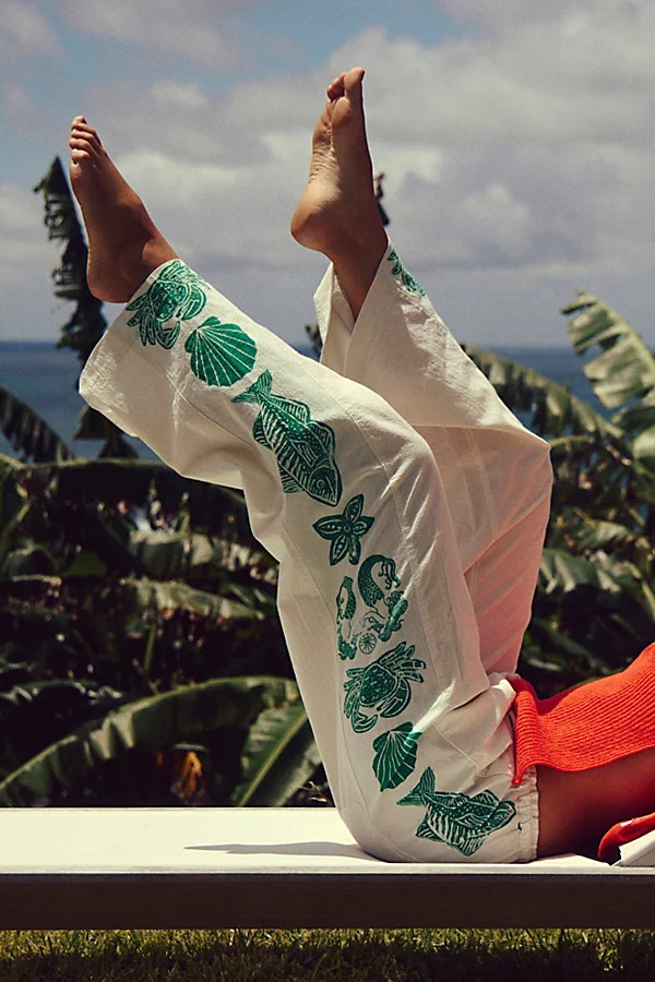 Hudson Canyon Side Printed Pants | Free People (Global - UK&FR Excluded)