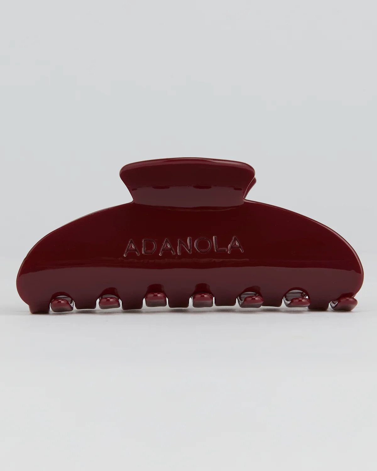 Large Claw Clip - Burgundy | Adanola UK