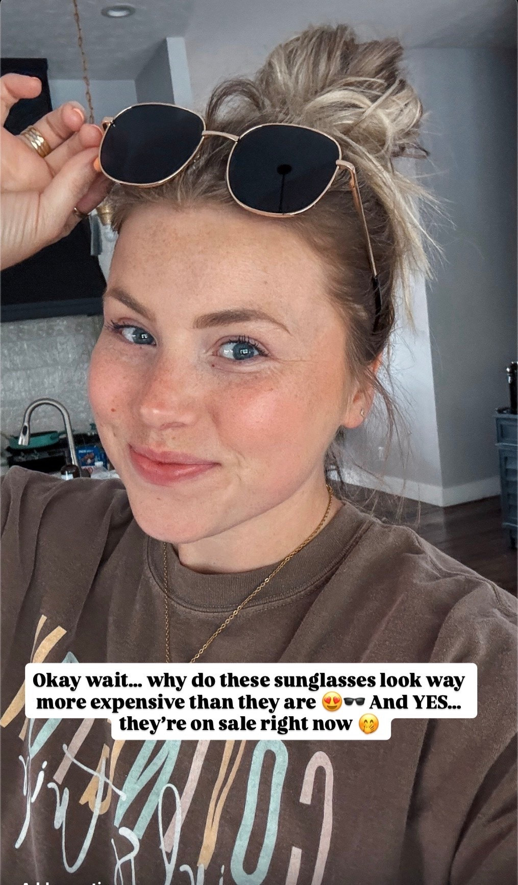 Okay wait… why do these sunglasses look way more expensive than they are 😍🕶️ And YES… they’re on sale right now 🤭

#LTKfitnessgoals #LTKootd #LTKgrwm