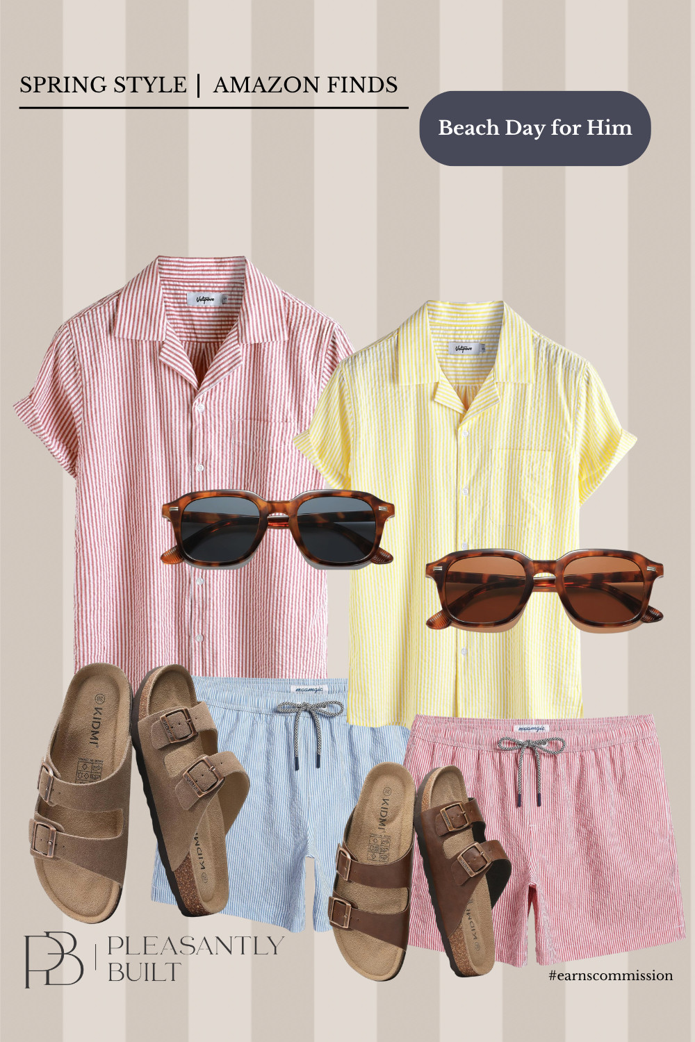 Easy, laid-back beach style for him ☀️🌊 From lightweight summer shirts and breathable shorts to go-to sunnies and comfy slip-on sandals—these Amazon finds make vacation dressing effortless.

#LTKmens #MensSummerStyle #AmazonFinds #BeachStyleForHim #VacationReady #MensFashionFinds #SummerOutfitsMen #CasualMenswear #ResortStyleMen #MensBeachwear #SunglassesStyle #SlipOnSandals #MensStyleGuide #LTKunder50 #TravelStyleMen #pleasantlybuilt 

 #LTKSwim #LTKTravel #LTKMens