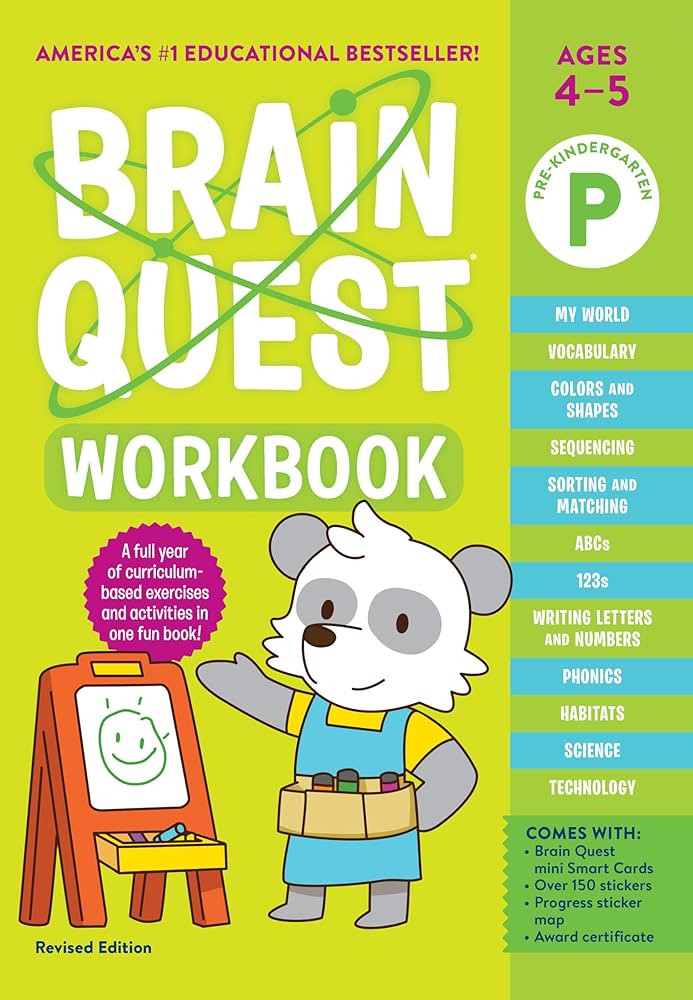 Brain Quest Workbook: Pre-K Revised Edition | Amazon (US)