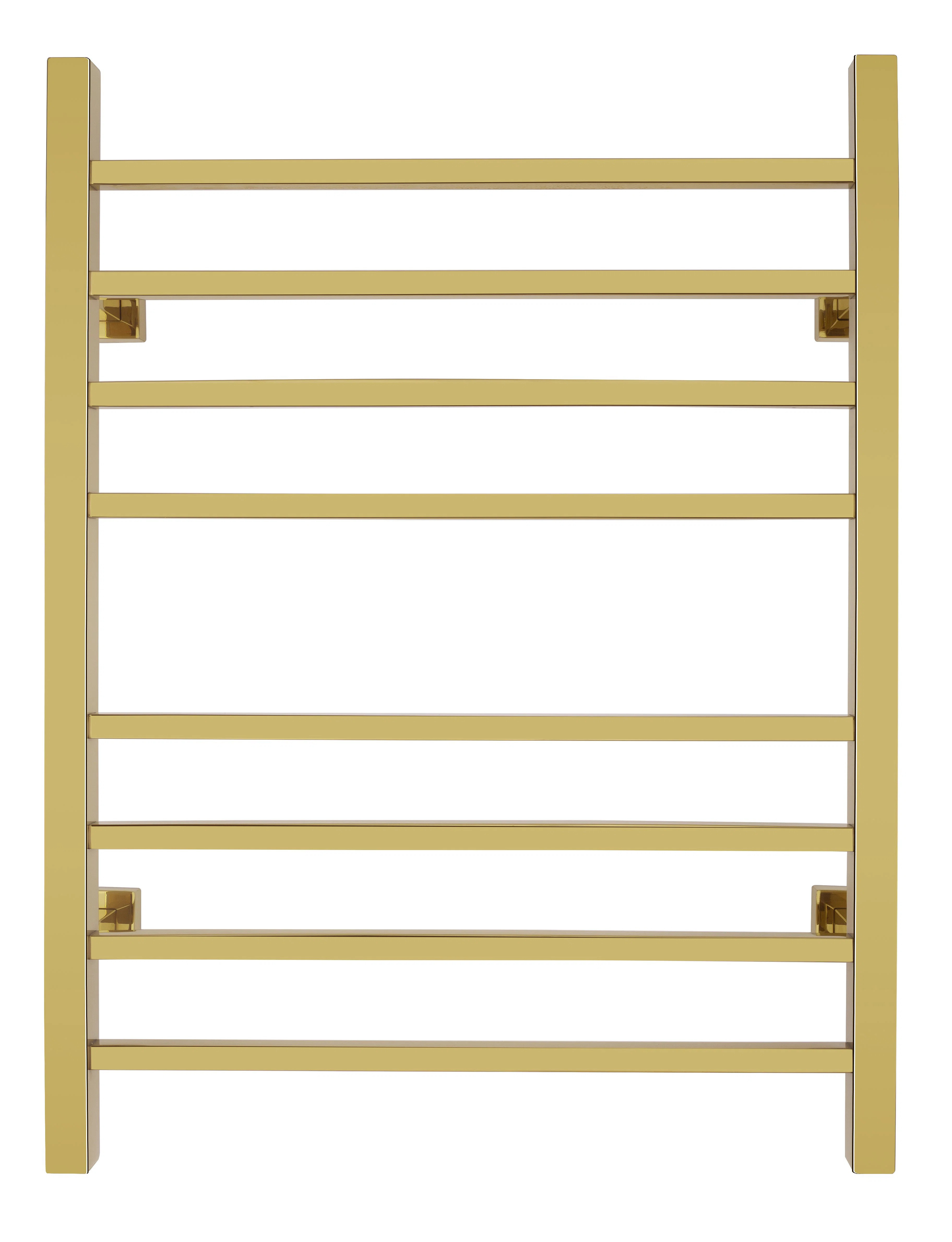 Sierra Electric Wall-mounted Towel Warmer, Black Matte, 8 Bars, Dual Connection TW-SR08GS-HP | Wayfair North America