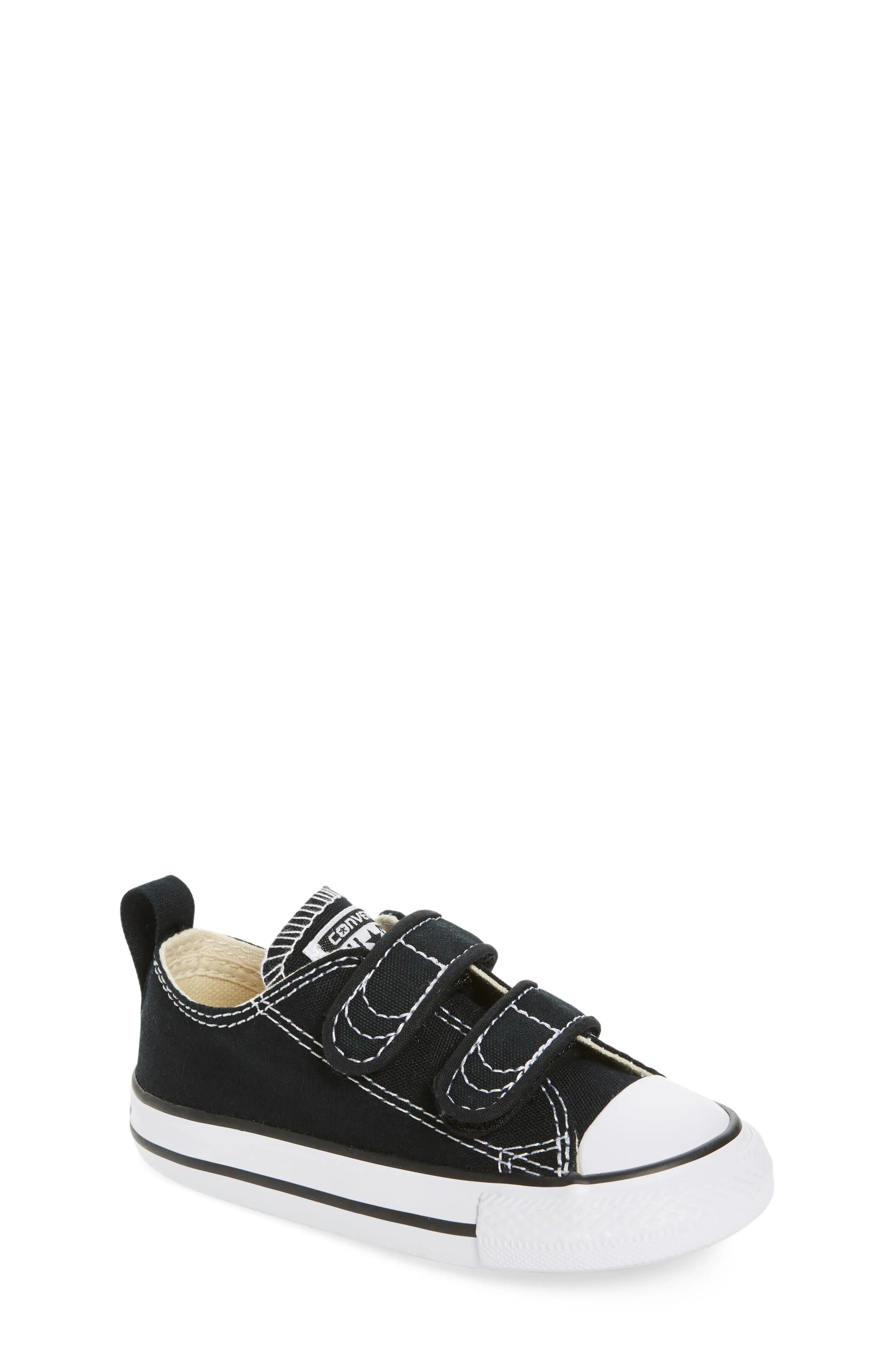 Toddler Converse Chuck Taylor Double Strap Sneaker, Size 5 M - Black | Nordstrom