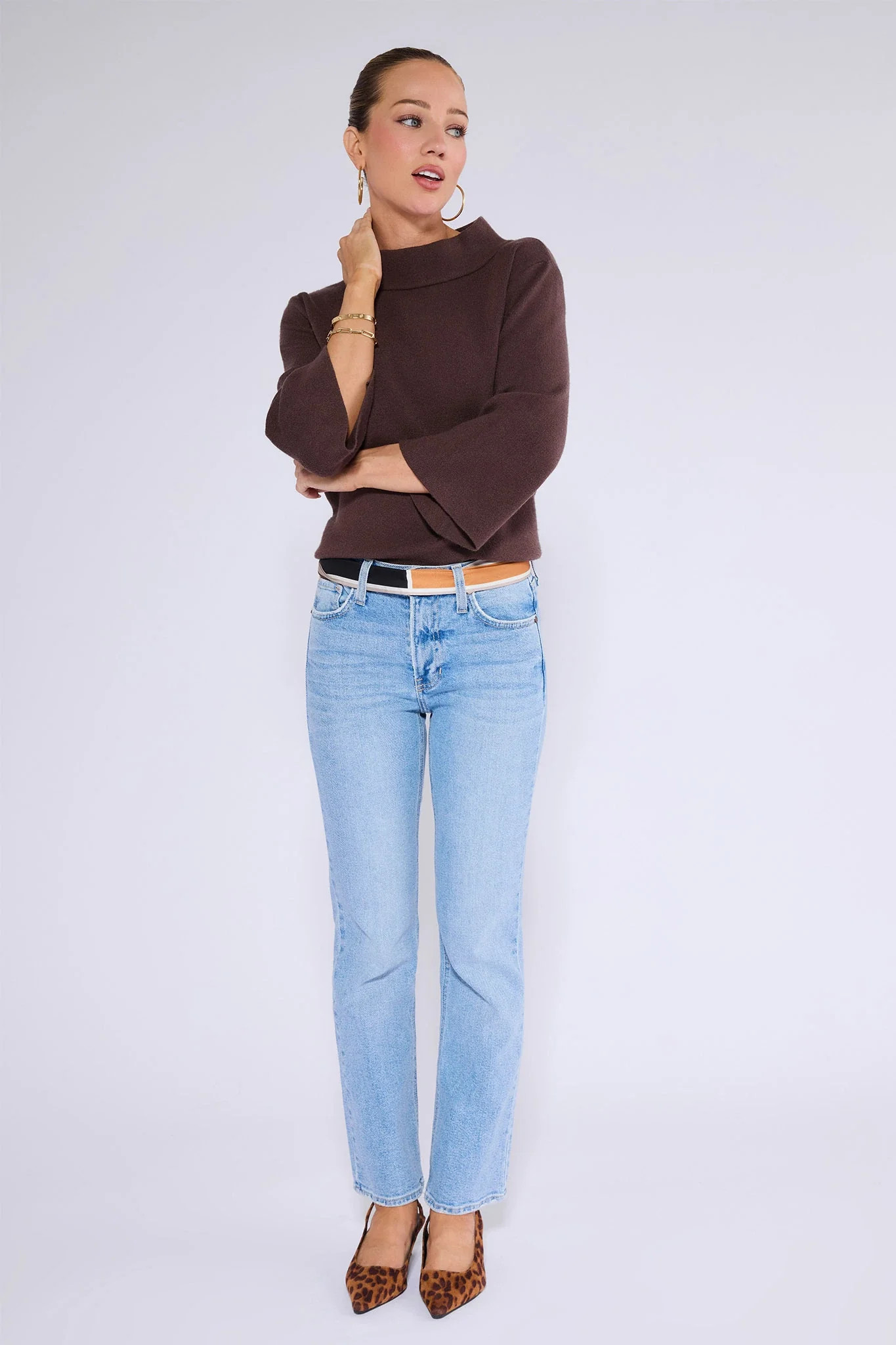 Laurel Light Wash Straight Leg Jeans | Avara