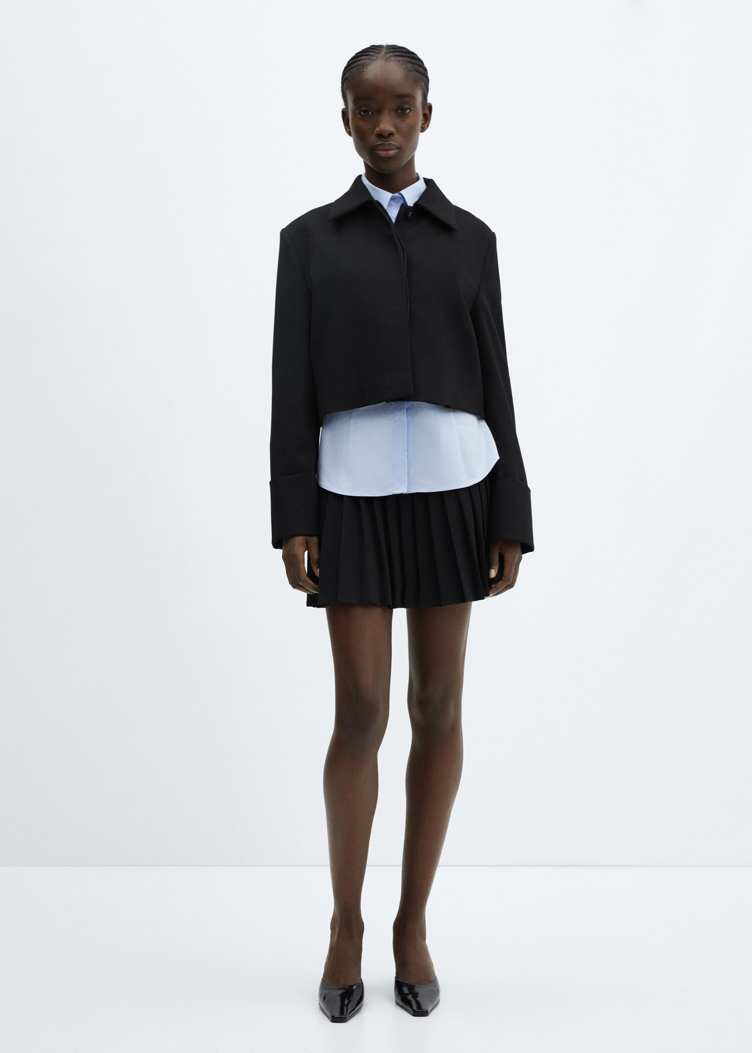 Pleated mini-skirt | MANGO (UK)