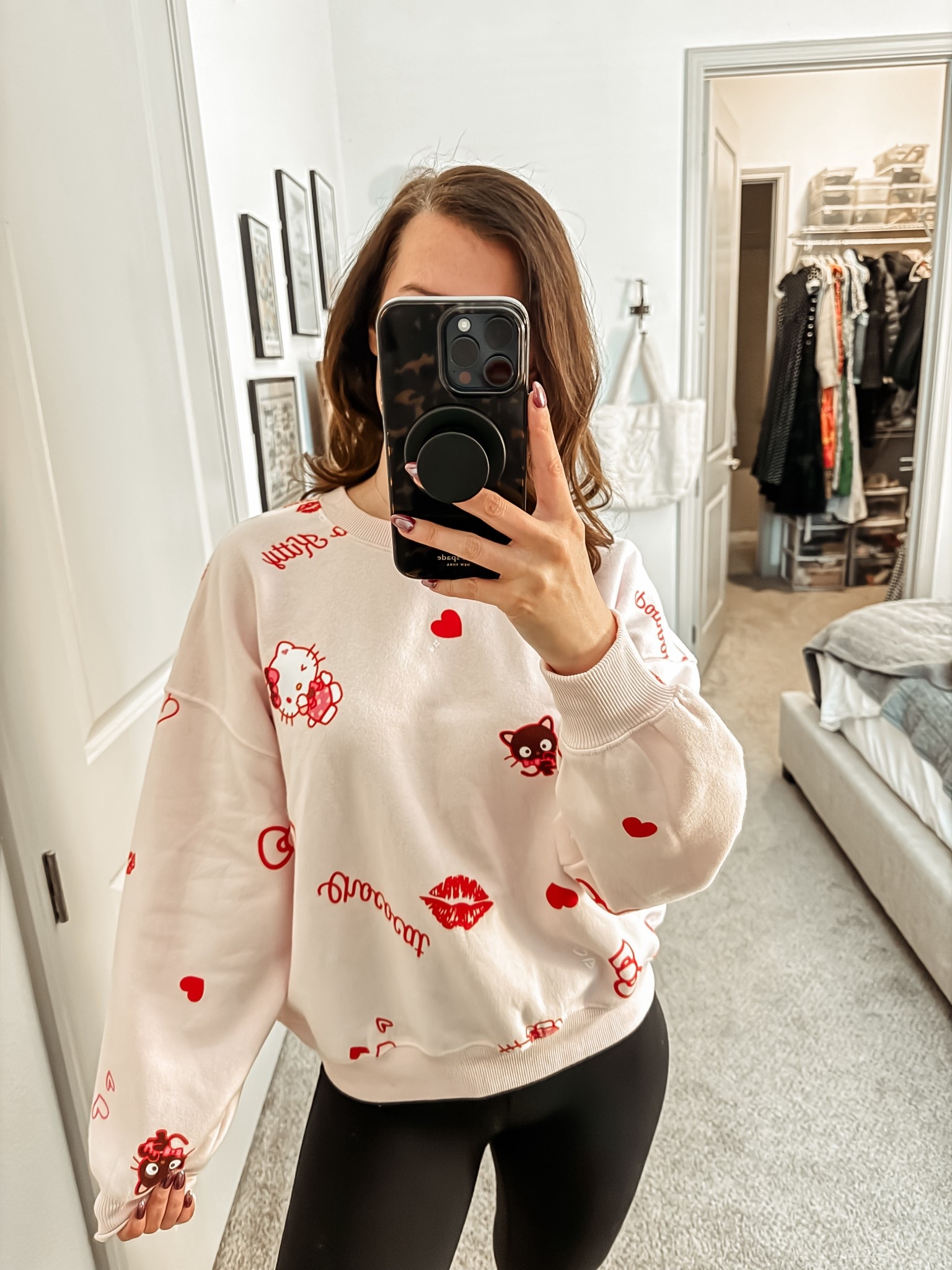 Hello kitty // sweatshirt // under $50 // matching set // Nike shoes // black leggings // target // Sanrio 

#LTKFindsUnder50 #LTKdayinmylife #LTKTravel