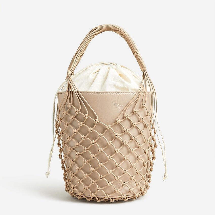 Sedona basket bag in leather | J.Crew US