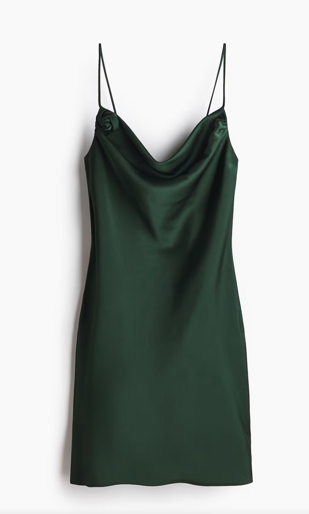TIE-DETAIL SATIN SLIP DRESS
Weeeing guest dress. 