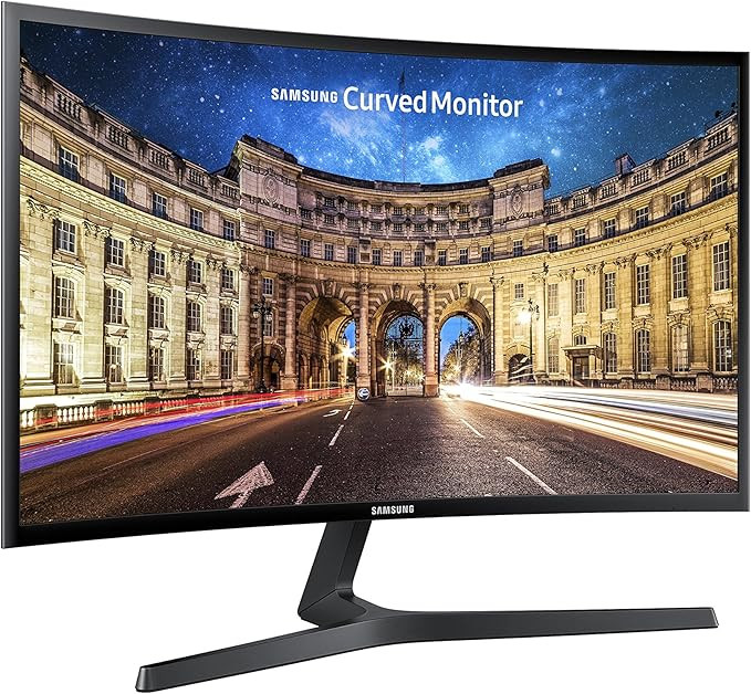 SAMSUNG 27" CF39 Series FHD 1080p Curved Computer Monitor, Ultra Slim Design, AMD FreeSync, 4ms r... | Amazon (US)