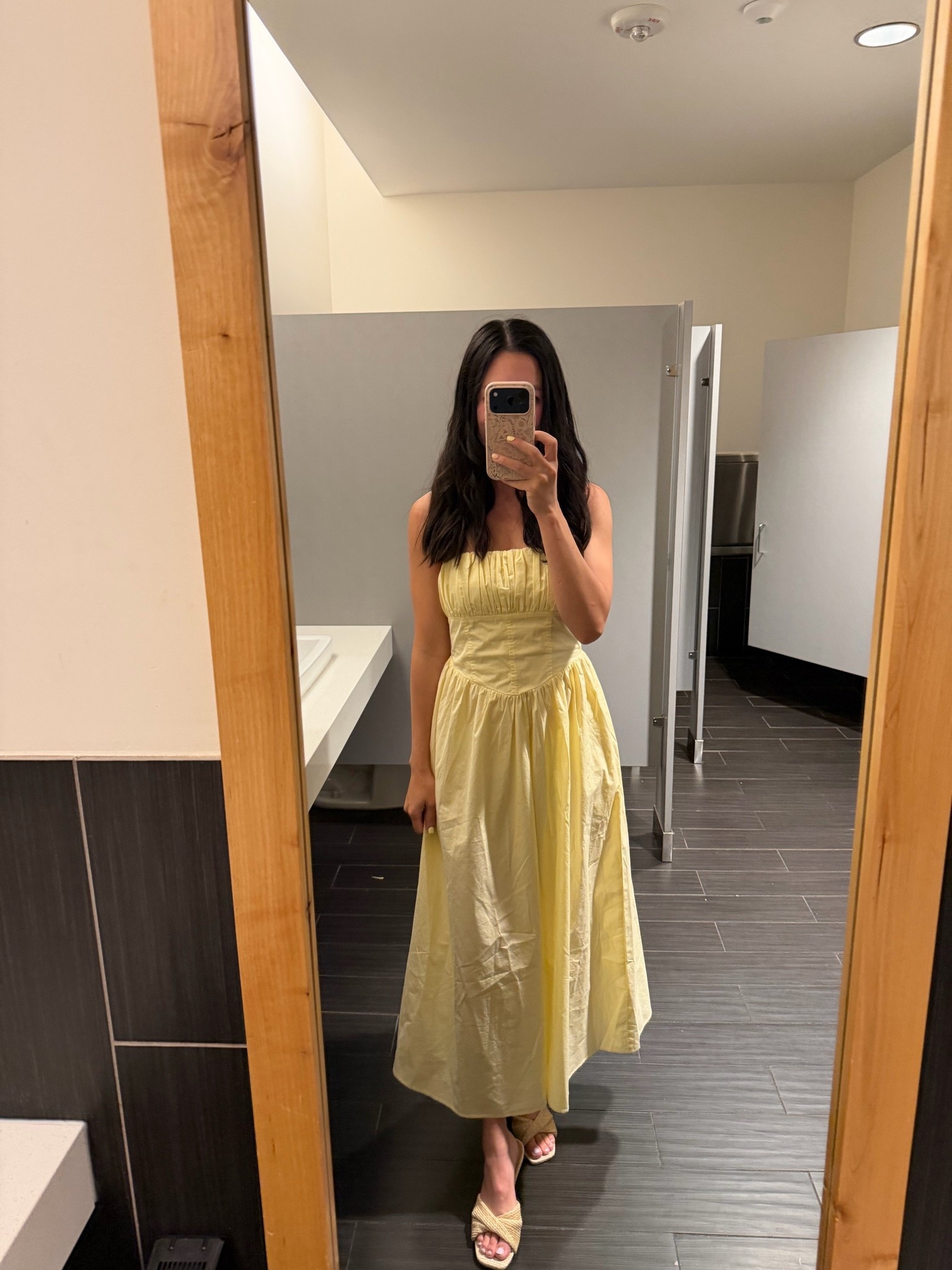 Buttery yellow linen dress for summer. Wearing a size 2 petite. Summer dress. Style after postpartum.  Date night dress. Yellow maxi dress from loft. 

Ratan straw heels from target. Kitten heels for summer. Small wedges from target for summer

#LTKdayinmylife #LTKgrwm #LTKootd