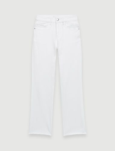 220PACHABLANC Weiße gerade Jeans | Maje (DE)