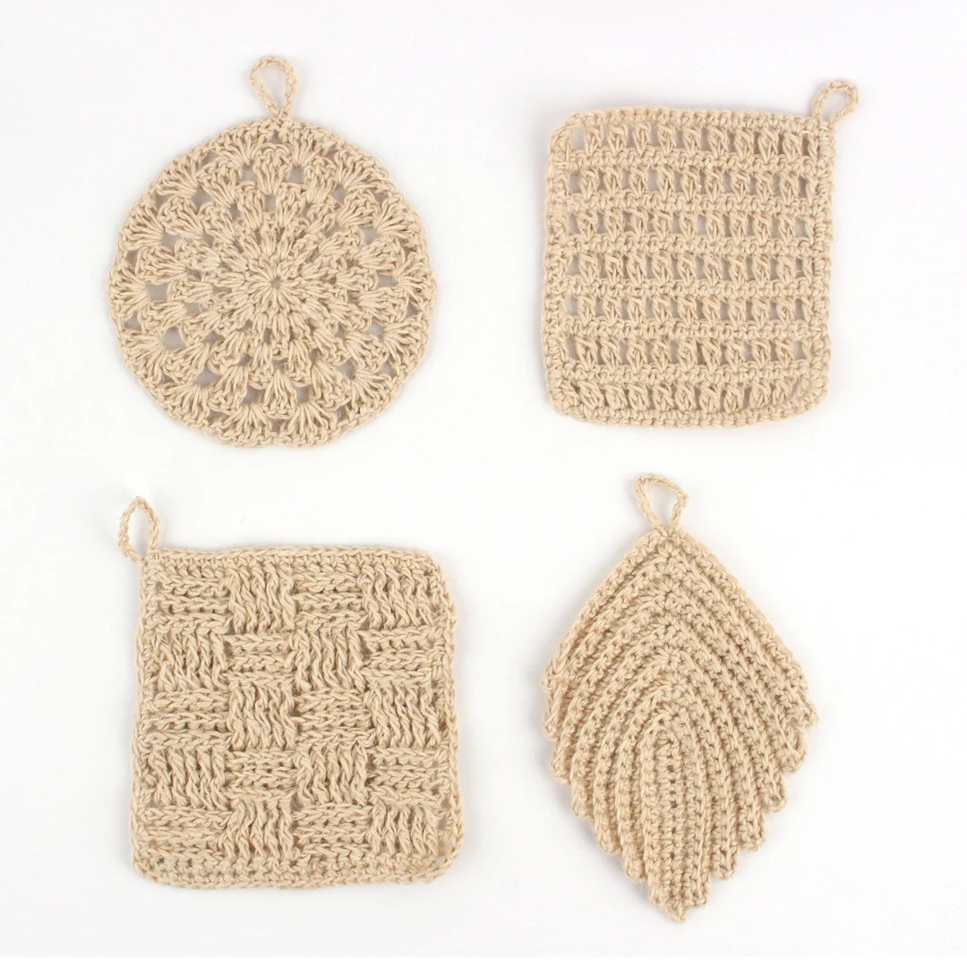 HEMP Scrubber 100% Hemp Fiber, Biodegradable for Kitchen and Bathroom Eco Friendly Zero Waste, No... | Etsy (US)