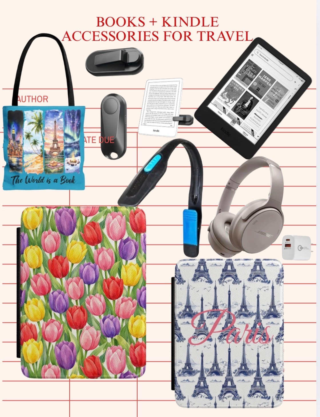 Books packed. Stress unpacked. ✈️📖 
Whether it’s a long flight, poolside afternoon, or cozy hotel night, these Kindle + Book Travel Essentials make reading on the go effortless and chic. #travelessentials #kindleaccessories #booklovers

#LTKTravel #LTKOver40 #LTKselfcare