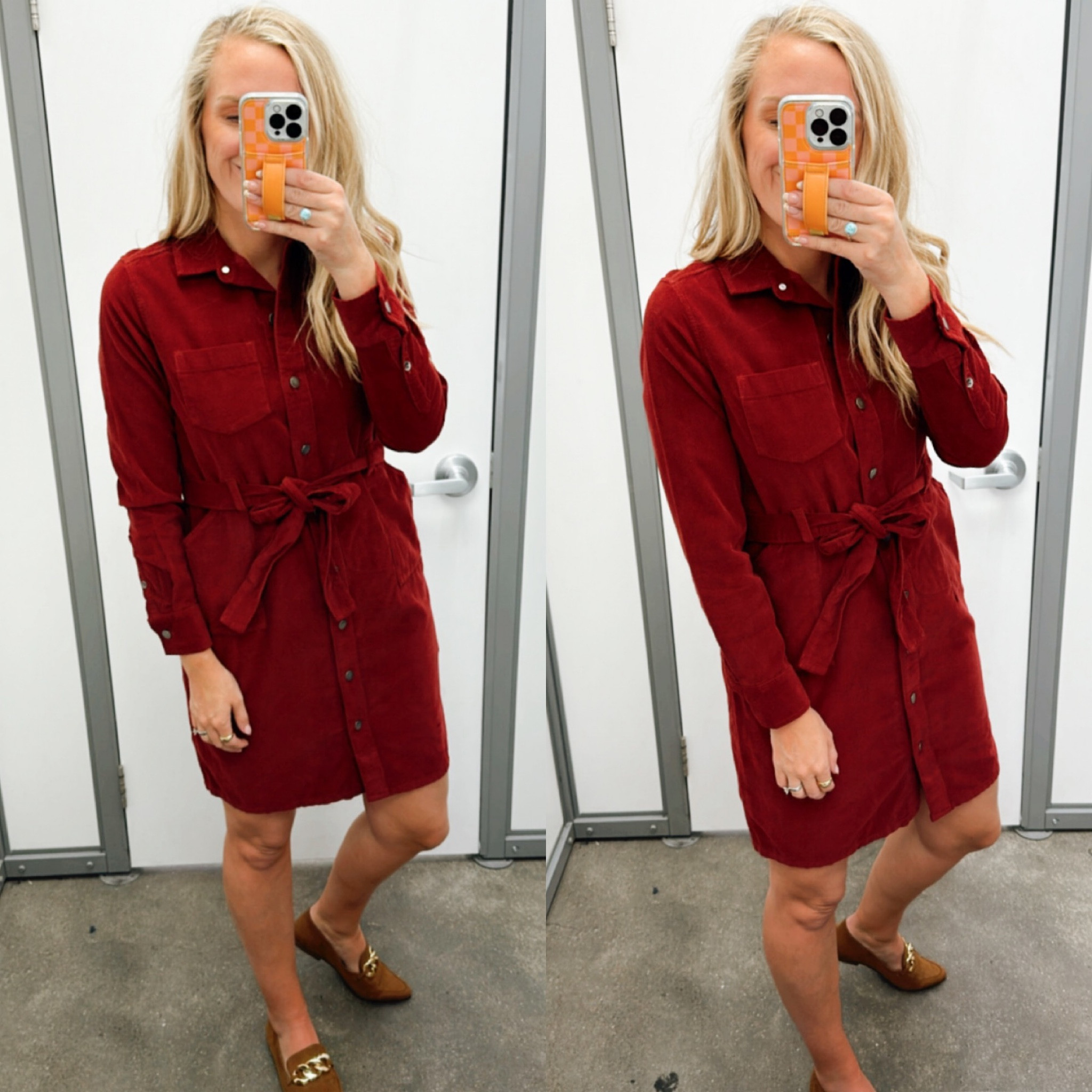 New holiday belted utility dress at Walmart! Runs tts, I’m wearing a size small. 






Walmart fashion. Walmart style. Christmas dress. Casual holiday. Corduroy. Red. Green. 

#LTKSeasonal #LTKHoliday #LTKparties