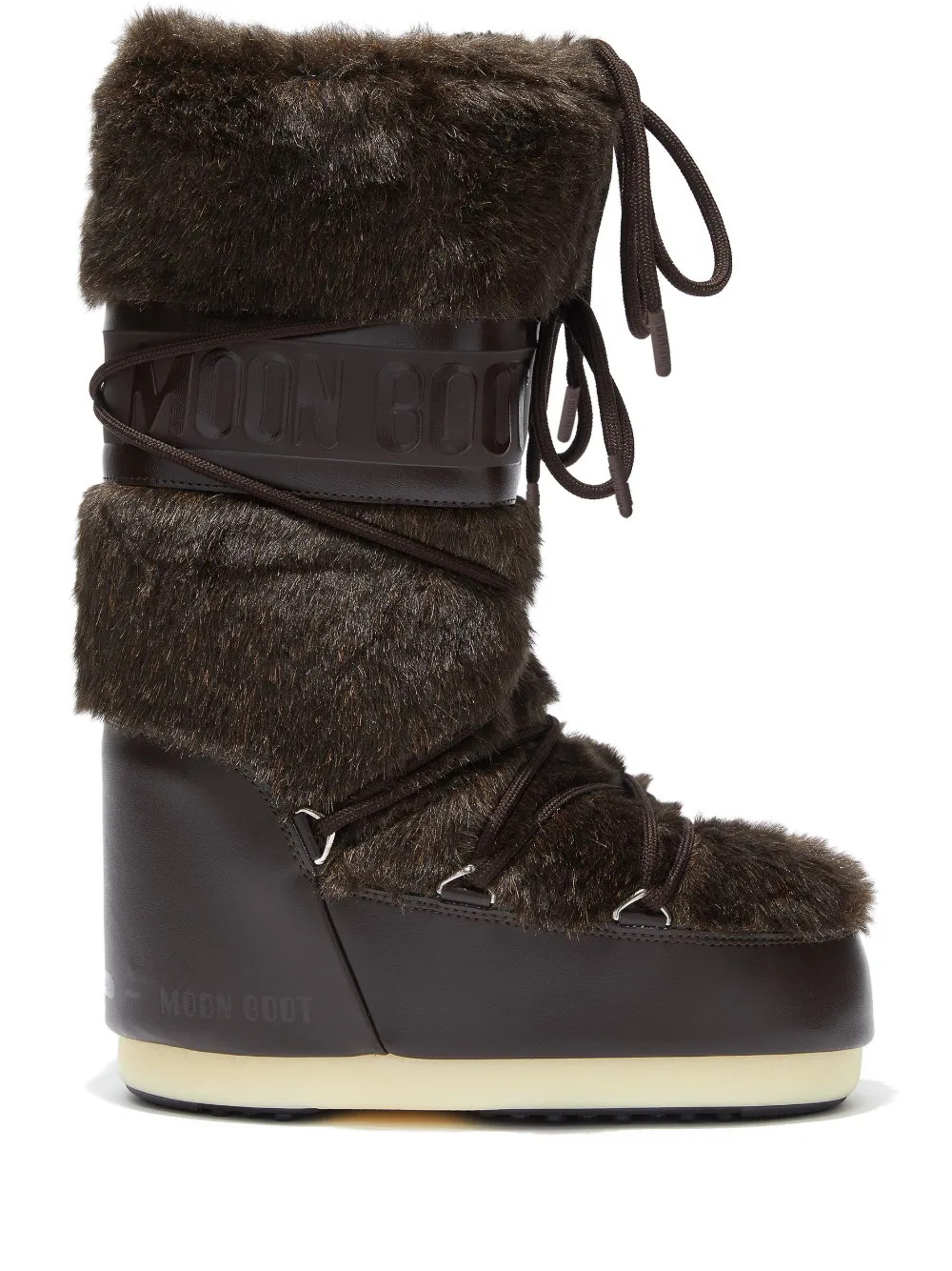 Moon Boot Icon faux-fur Snow Boots - Farfetch | Farfetch Global