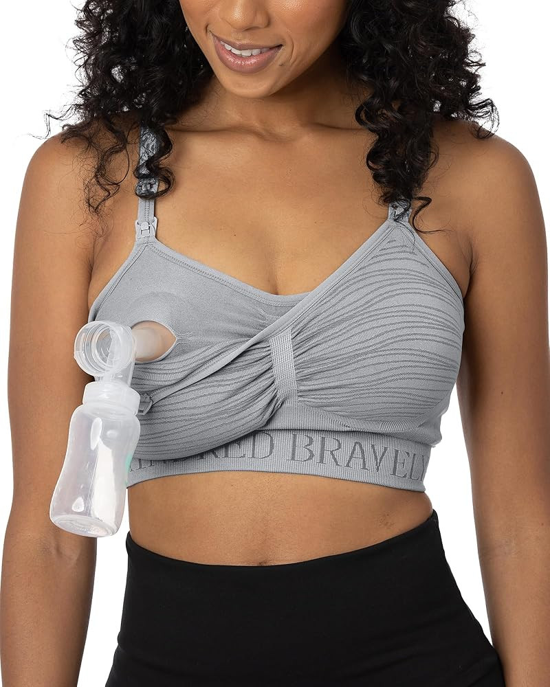 Kindred Bravely Sublime Pumping Bra Hands Free | Nursing and Pumping Bra in One | Wearable Breast... | Amazon (US)