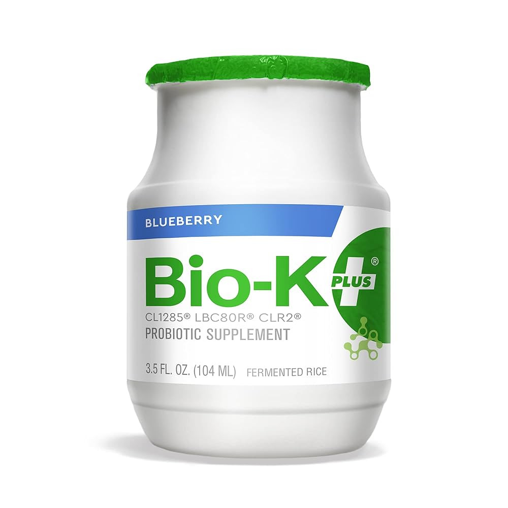 BIO-K Plus Organic Blueberry Rice Bio-K 6 Pack, 3.5 FZ | Amazon (US)