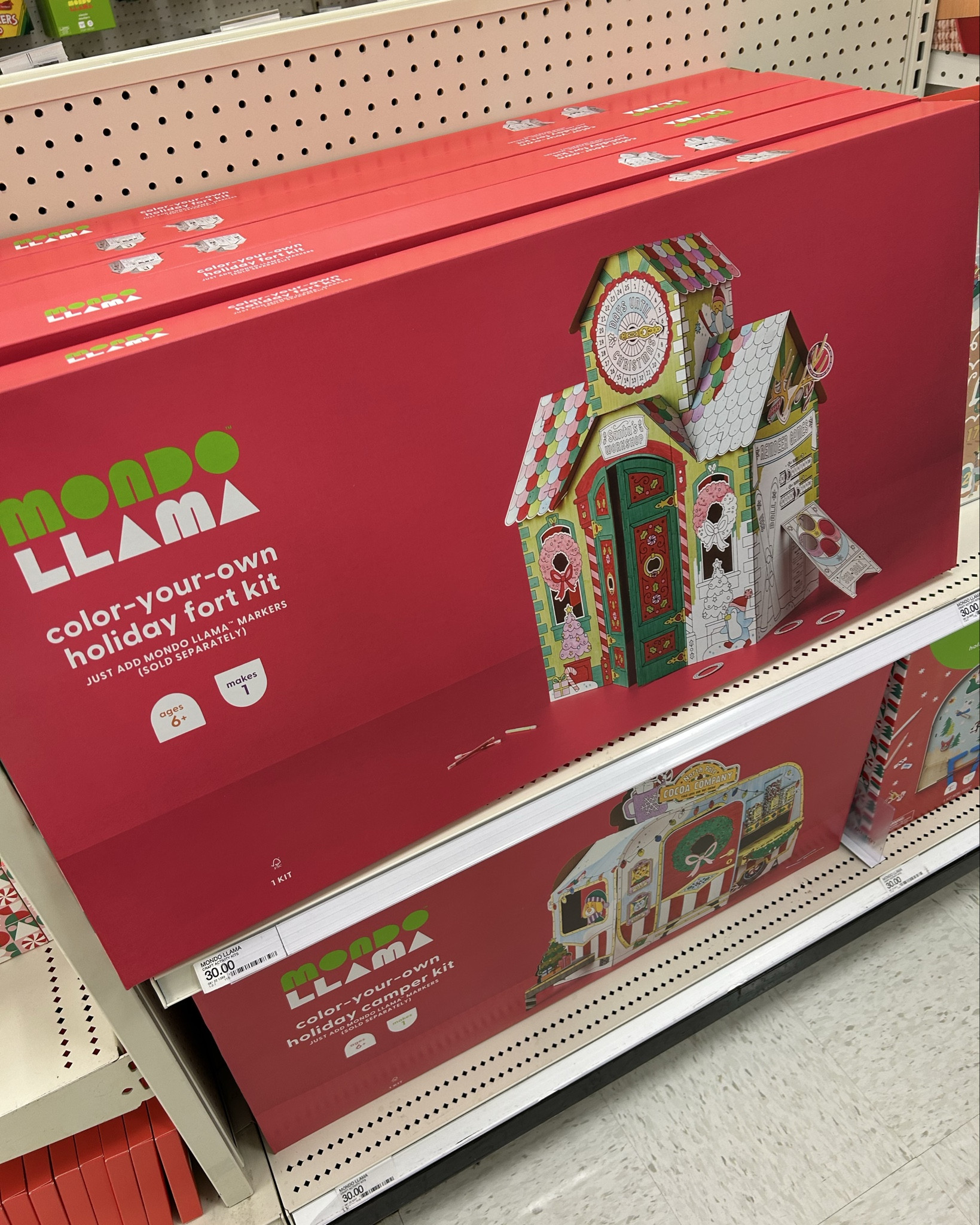 Guys! All Mondo Llama arts and crafts are on SALE today only at Target. Soooo many cute Christmas crafts! My kids have loved coloring this giant cardboard home in past 🤩 #Targetpartner #targethome #targetchristmas #dealoftheday #targetfind #targetdeal #artsandcrafts

#LTKKids #LTKSeasonal #LTKHoliday
