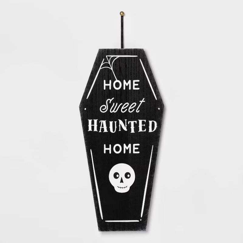 You Put a Spell on Me Coffin Home Sweet Haunted Home Halloween Sign - Hyde & EEK! Boutique... | Target