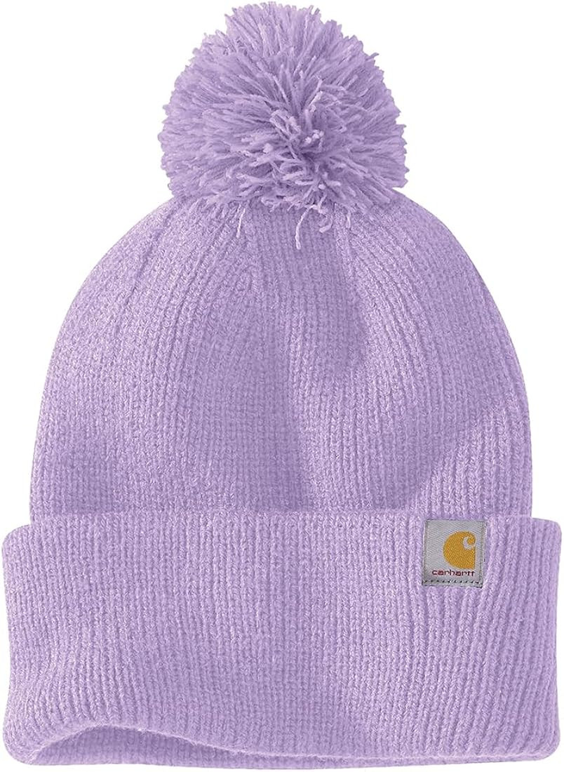 Carhartt Women's Knit PomPom Cuffed Beanie | Amazon (US)