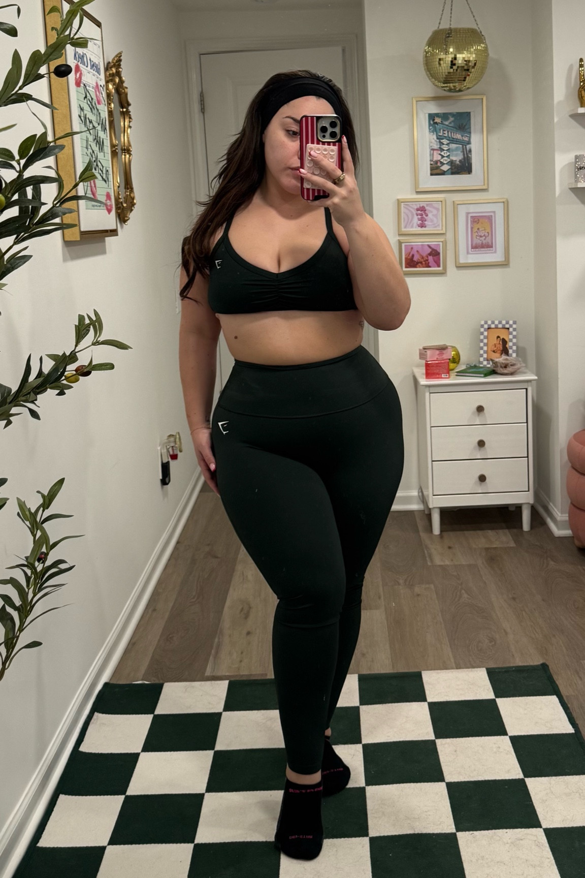 Workout OOTD 💪🏼 the fit on these leggings from Gymshark is perfection! Wearing size large (top too)

#LTKMidsize #LTKFitness #LTKActive