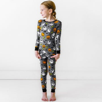 The Nightmare Before Christmas Two-Piece Bamboo Viscose Pajama Set | Little Sleepies