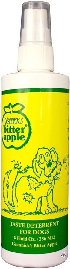 Amazon.com : Grannick's Care Dogs Bitter Apple No Chew Spray 8oz : Grannick's : Pet Supplies | Amazon (US)