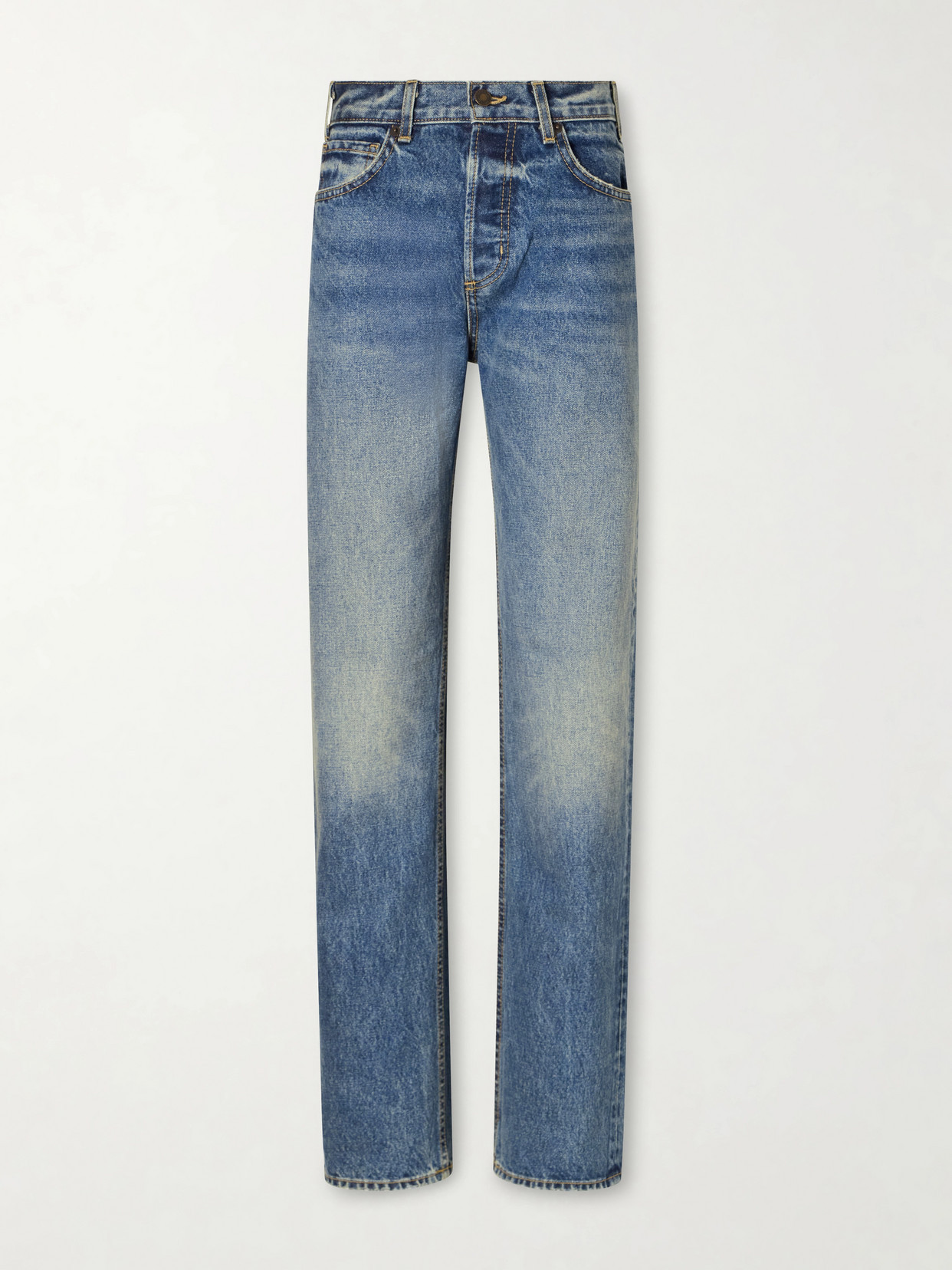 Nili Lotan - Briana Straight-leg Jeans - Blue | NET-A-PORTER (US)