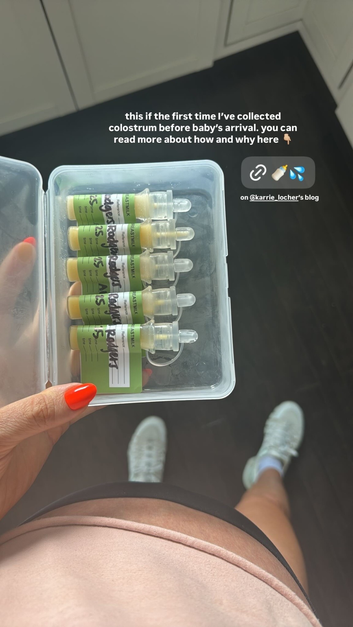 Colostrum collection kit I ordered from Amazon 

#LTKBaby #LTKBump