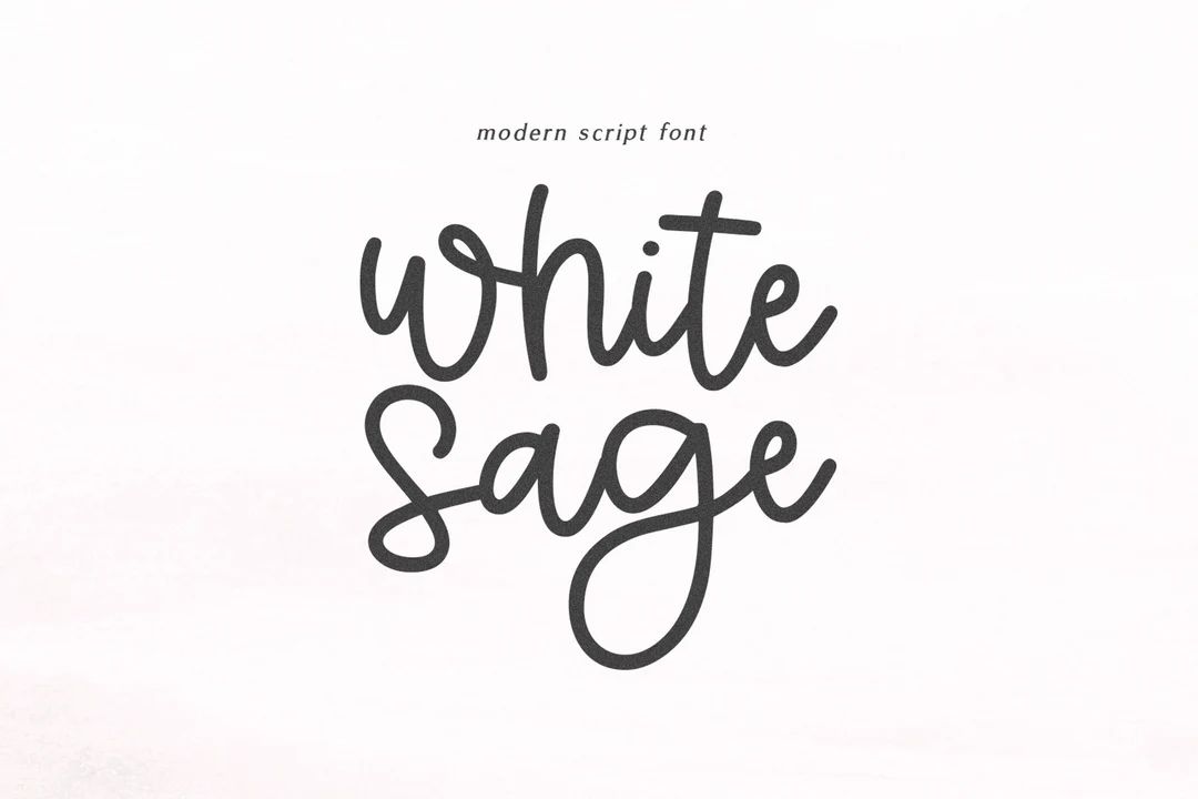 White Sage Font Handwritten Script Font, Cricut Fonts, Farmhouse Fonts, Fonts for Cricut, Bouncy ... | Etsy (US)