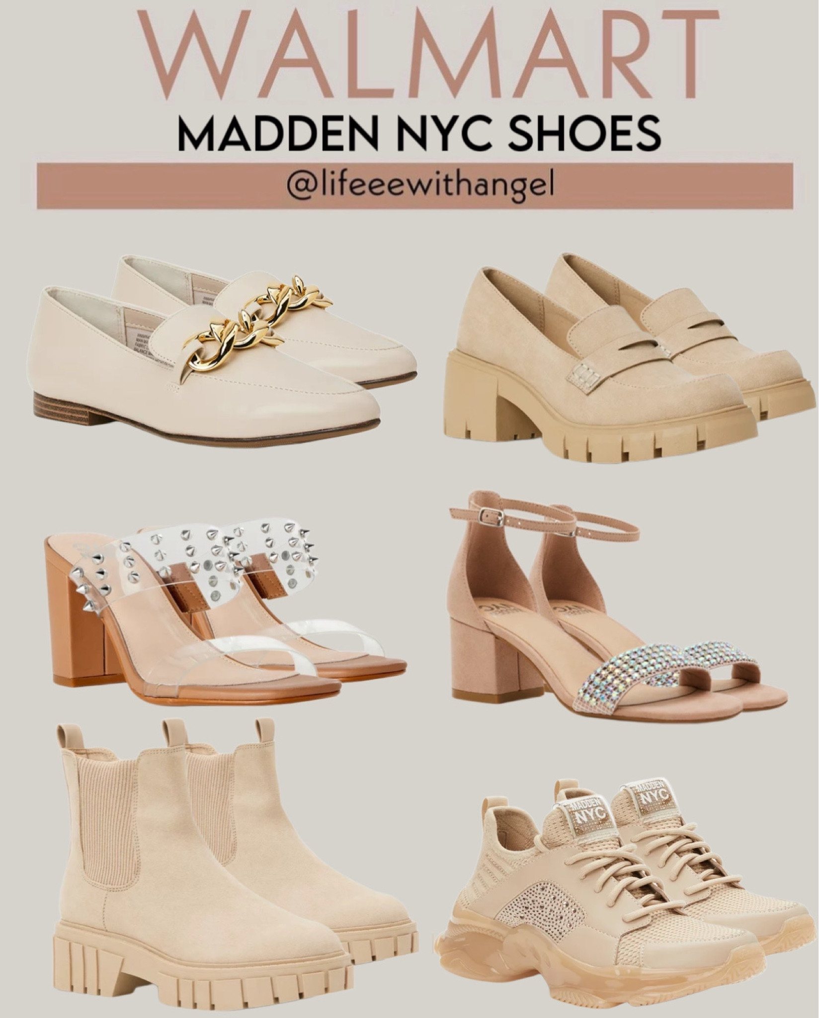 #Ad
@Walmart has the cutest Madden NYC shoe collection!! 😍😍😍 I’m obsessed with the neutral colors. 

@walmartfashion #walmartfashion
@shop.ltk  #LTKfashion #liketkit #ltkstyletip #LTKShoes #walmartfallfashion #shoes #walmartshoes #maddennyc 