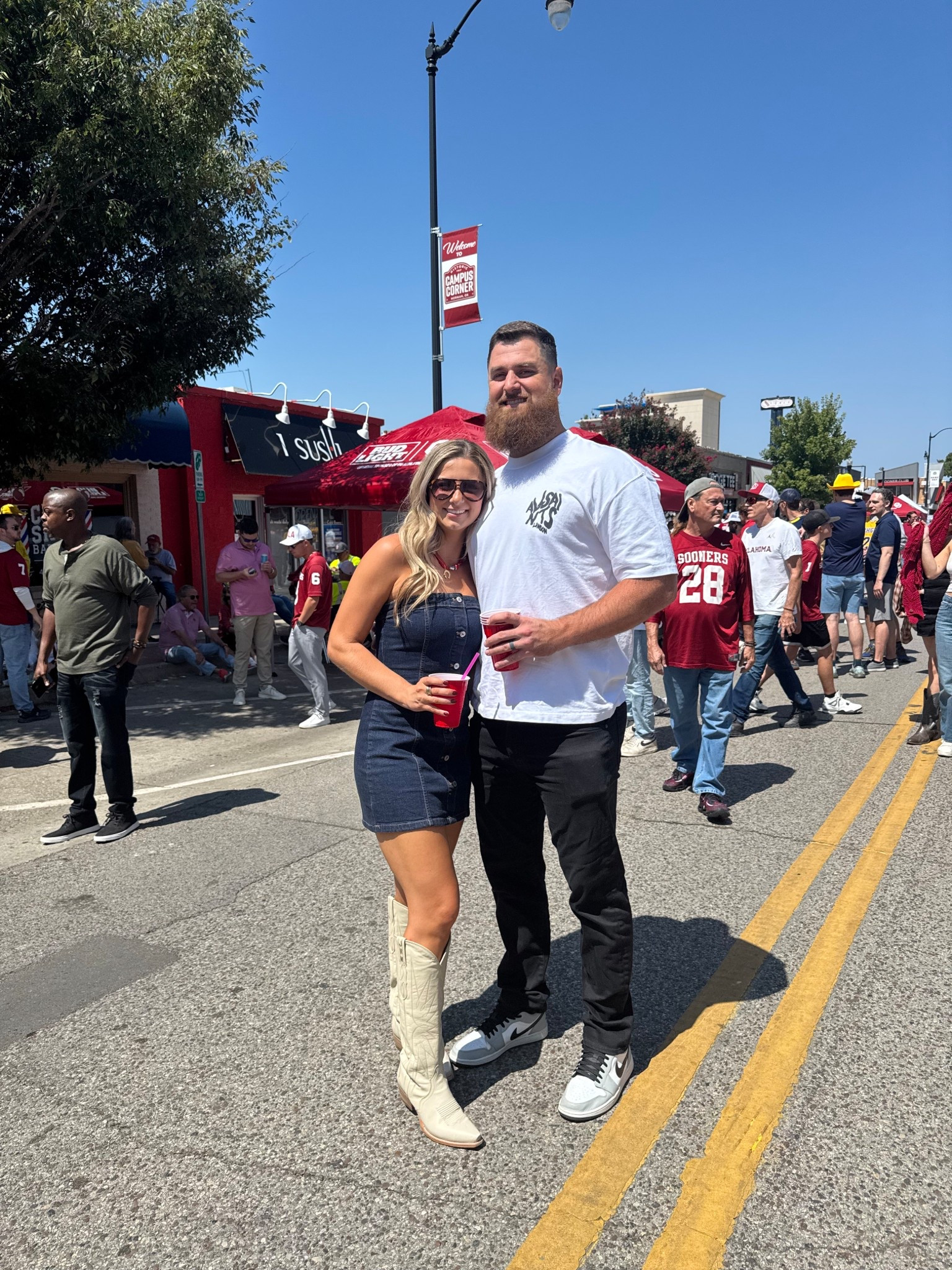 College football game day in Norman! #footballseason #gameday #western