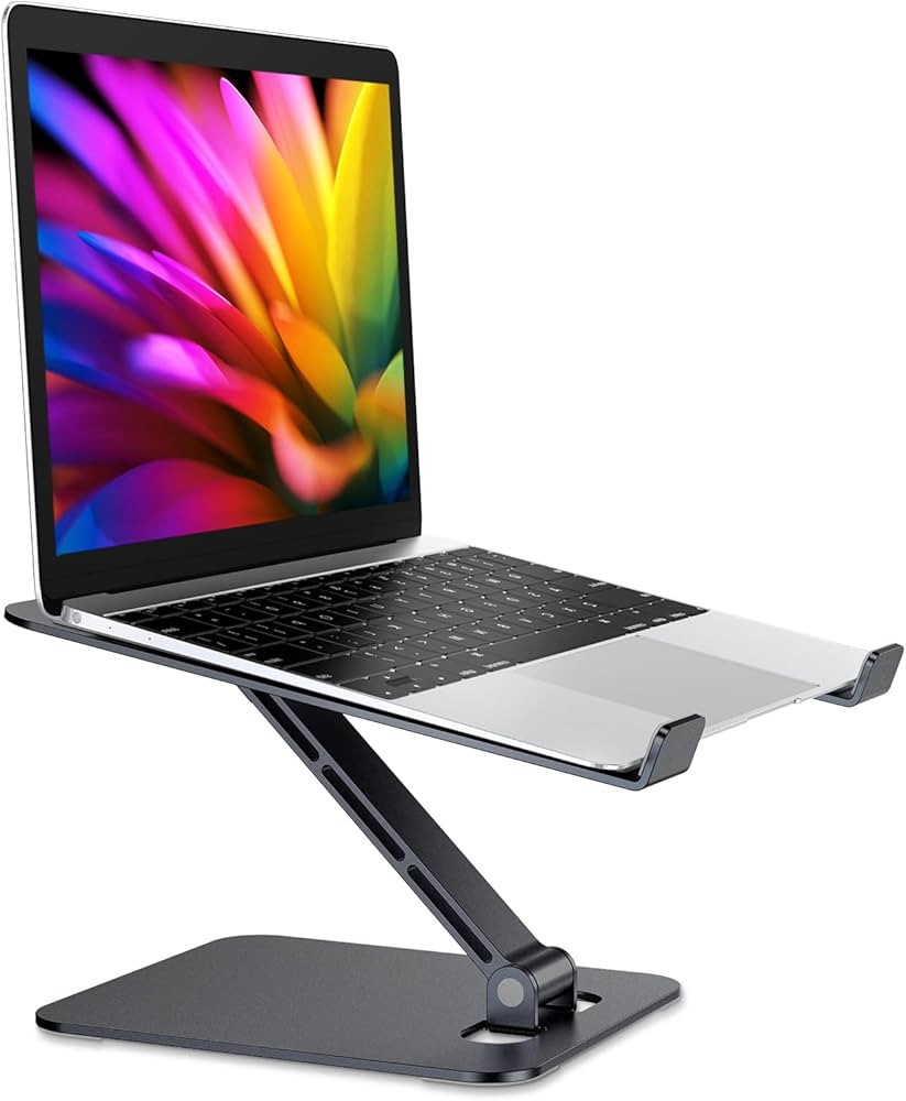 Foldable Laptop Stand, Height Adjustable Ergonomic Computer Stand for Desk, Aluminum Portable Lap... | Amazon (US)
