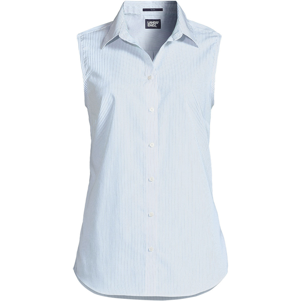 No Iron Sleeveless Button Up | Lands' End (US)