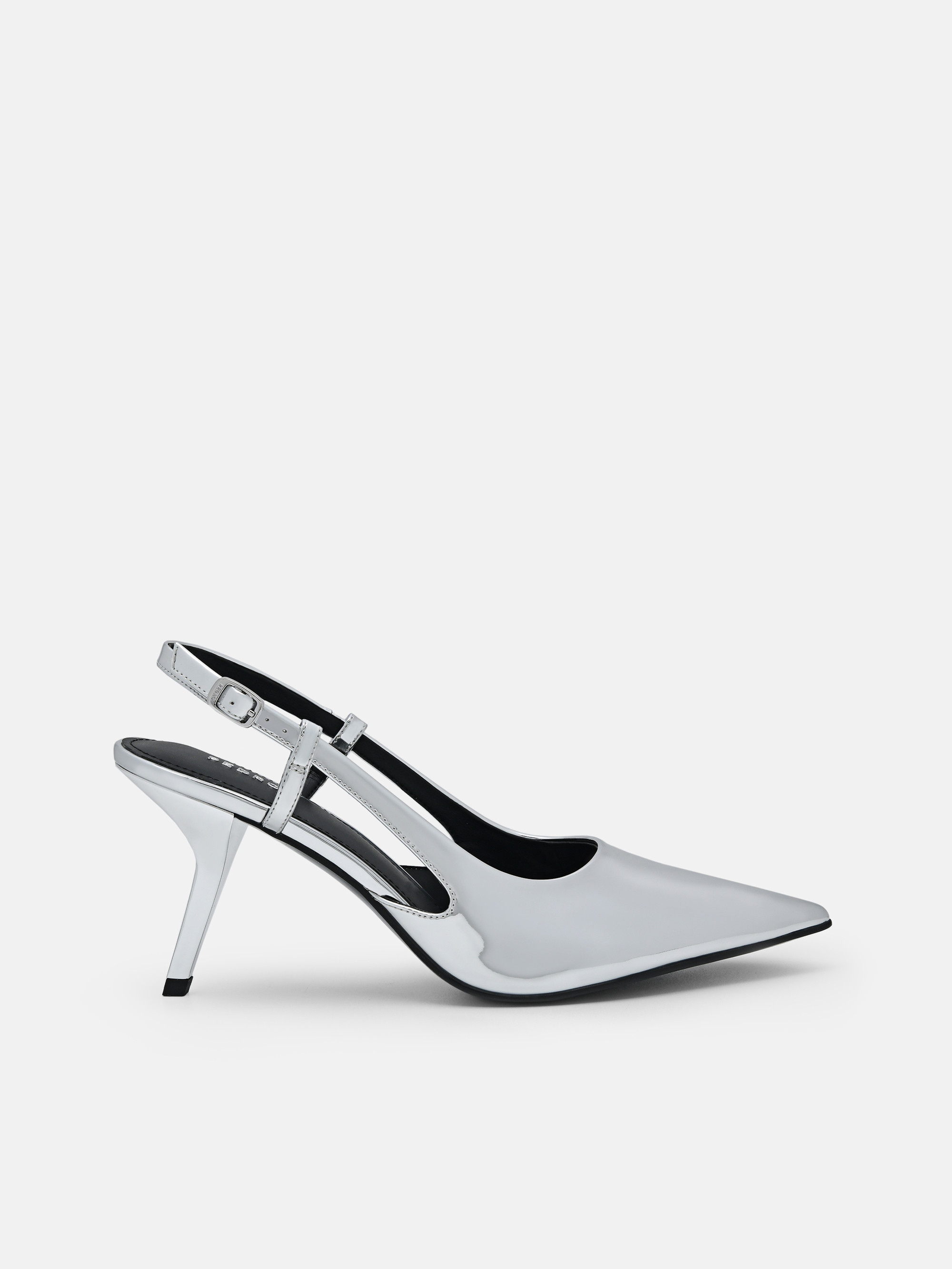 Silver Morraine Slingback Pumps | PEDRO | Pedro Shoes