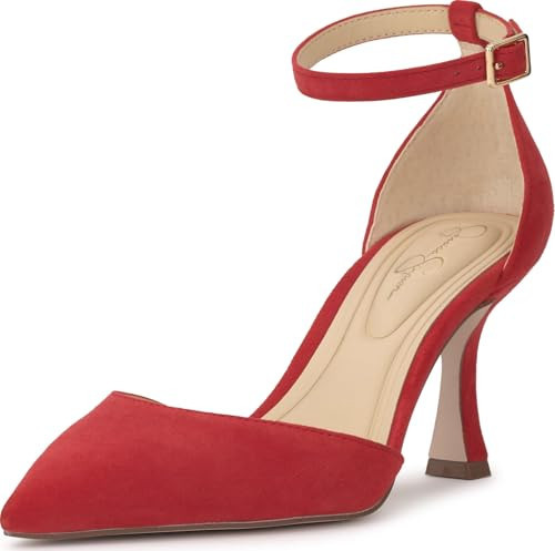 Jessica Simpson Women's Foxena Pump, Red Muse, 9.5 | Amazon (US)