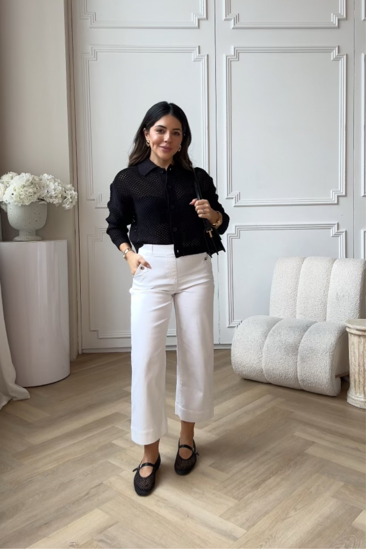 Use code GIULIANIXSPANX to save! 
Sweater - xs
Pants - 25 petite 

#LTKworkwear #LTKsalealert #LTKstyletip