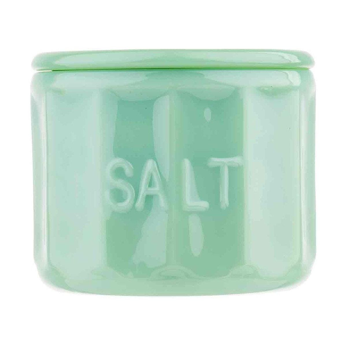TableCraft Jadeite Glass Collection 9oz Salt Cellar with Lid | Walmart (US)