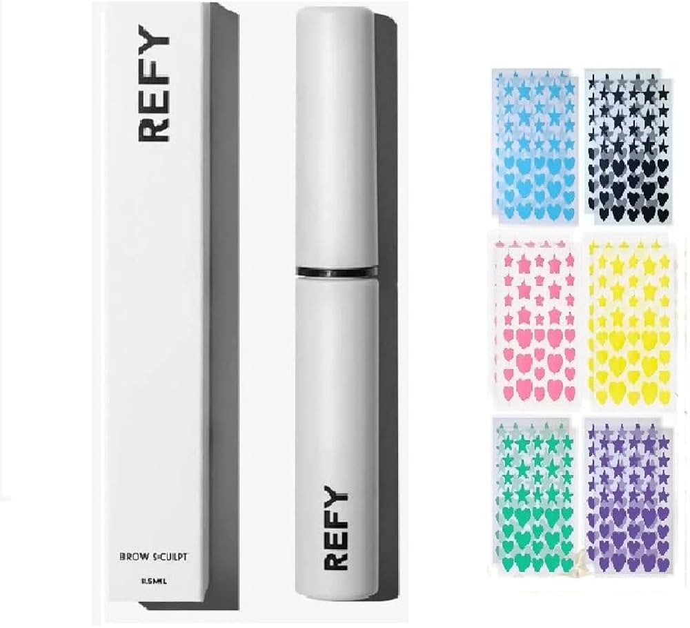R.E.F.Y Brow Sculpt Shape and Hold Gel with Lamination Effect (0.28 oz/ 8.5 ml) + Bonus Acne Patc... | Amazon (US)