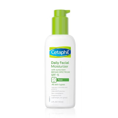 Cetaphil Daily Facial Moisturizer SPF 15 Unscented - 4oz | Target
