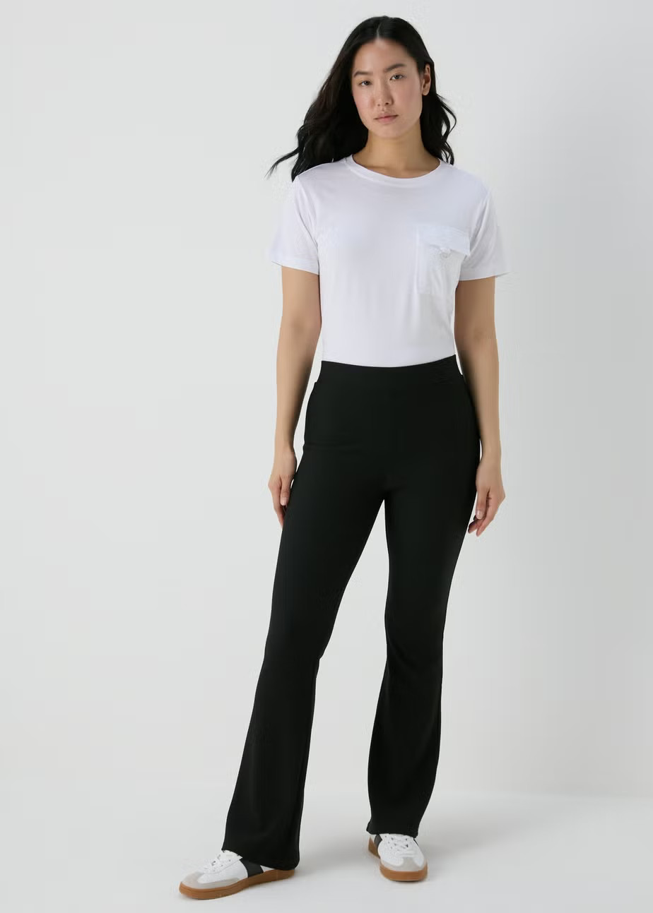 Black Flared Leggings | Matalan (UK)