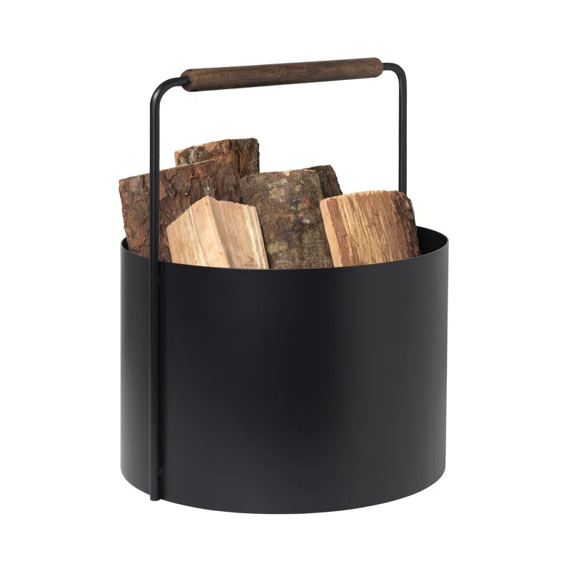 Ashi Steel/Wood Log carrier | Wayfair North America