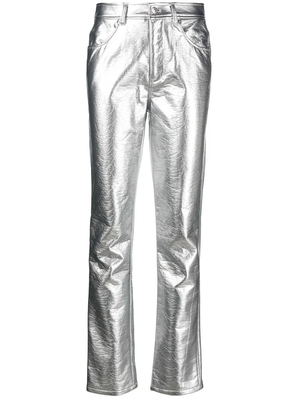 P-Arcy Crinkled vinyl pants | Farfetch Global