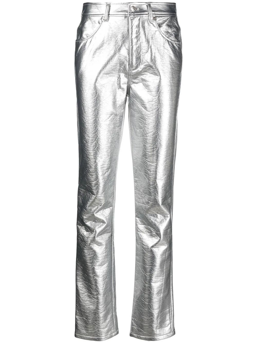 Diesel P-Arcy Crinkled Vinyl Pants - Farfetch | Farfetch Global