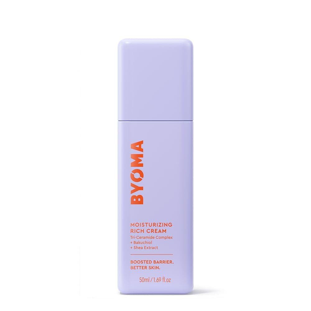 BYOMA Moisturizing Rich Cream - Barrier Repair Cream Face Lotion with Bakuchiol & Shea Extract - ... | Amazon (US)